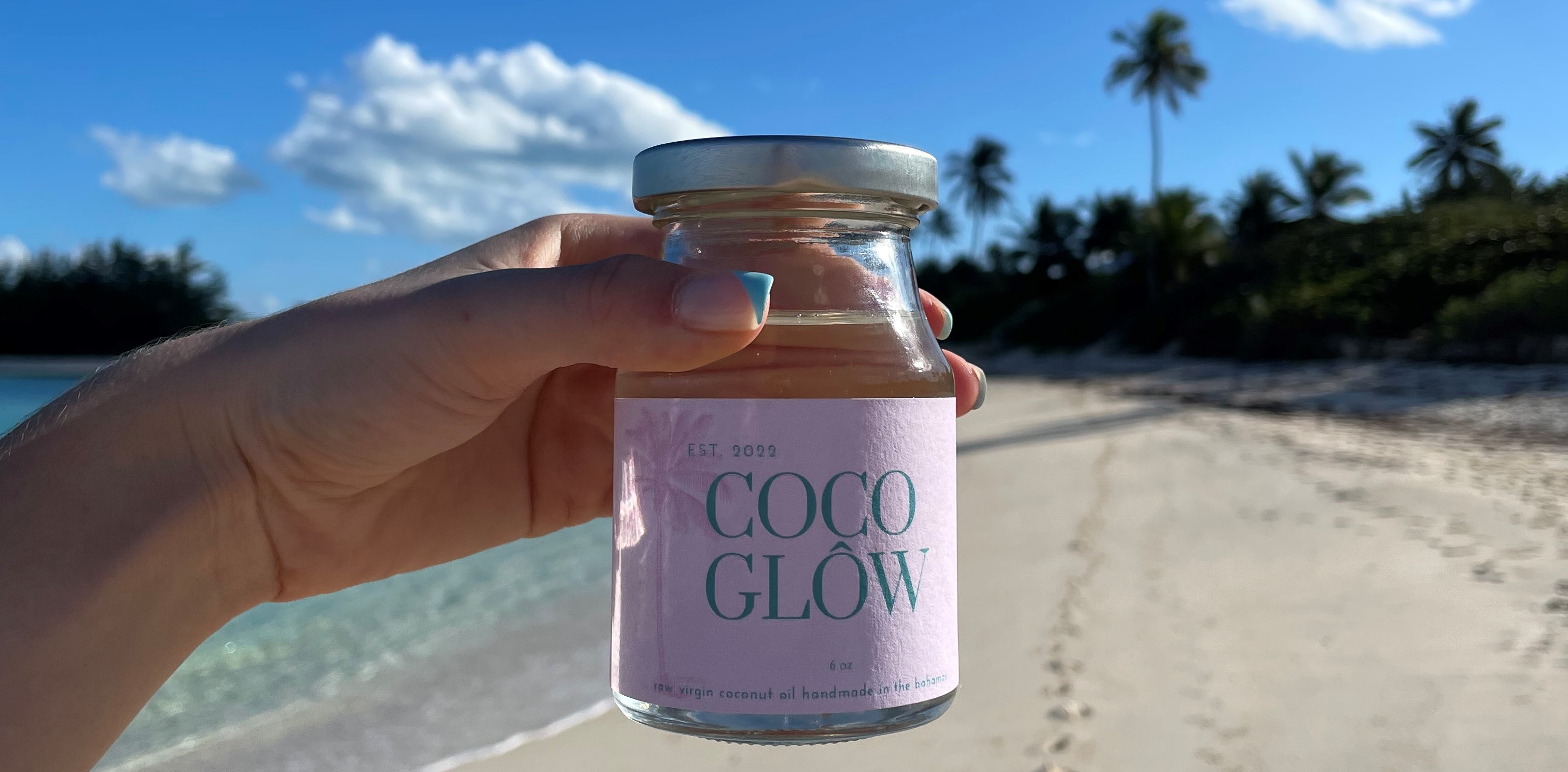 Coco Glôw: Etiketten auf den Bahamas
